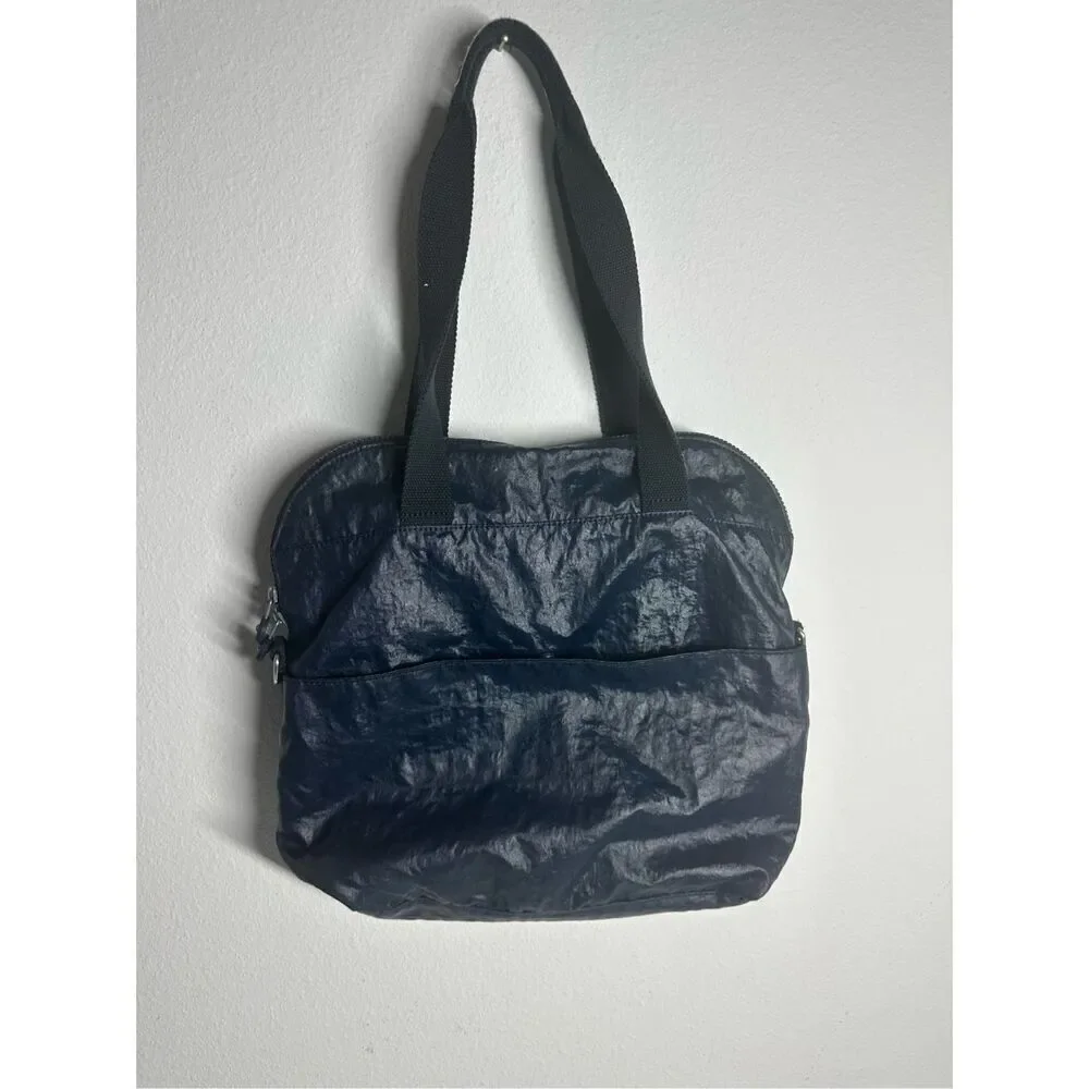 Kipling Large Tote Purse Blue Kipling Dome Organizer Bag No Shoulder Strap *Note